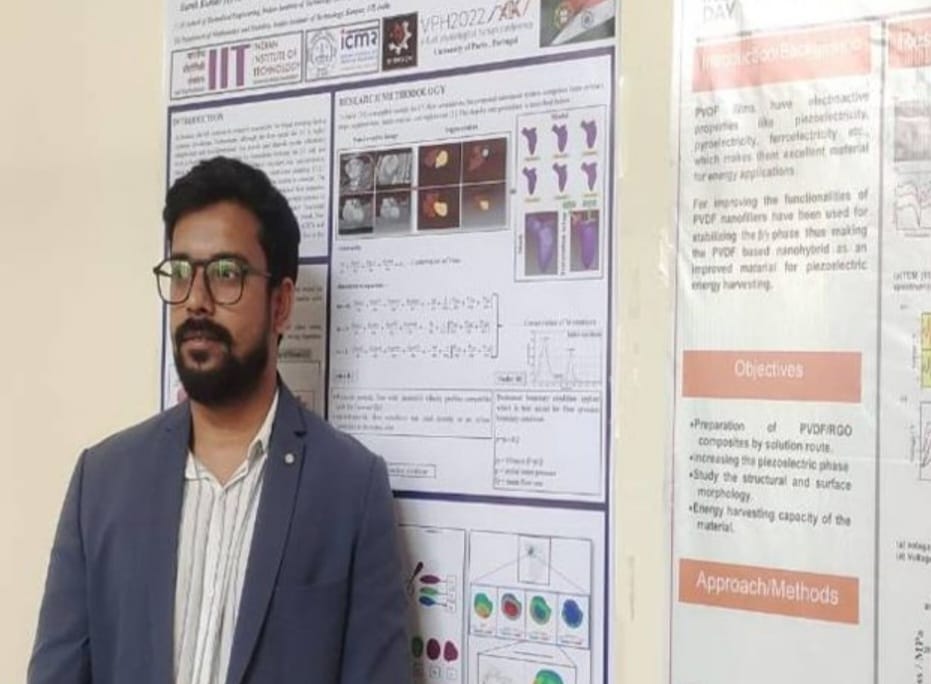 Sumit Kumar, Research Student, Department of Biomedical Engineering, IIT BHU