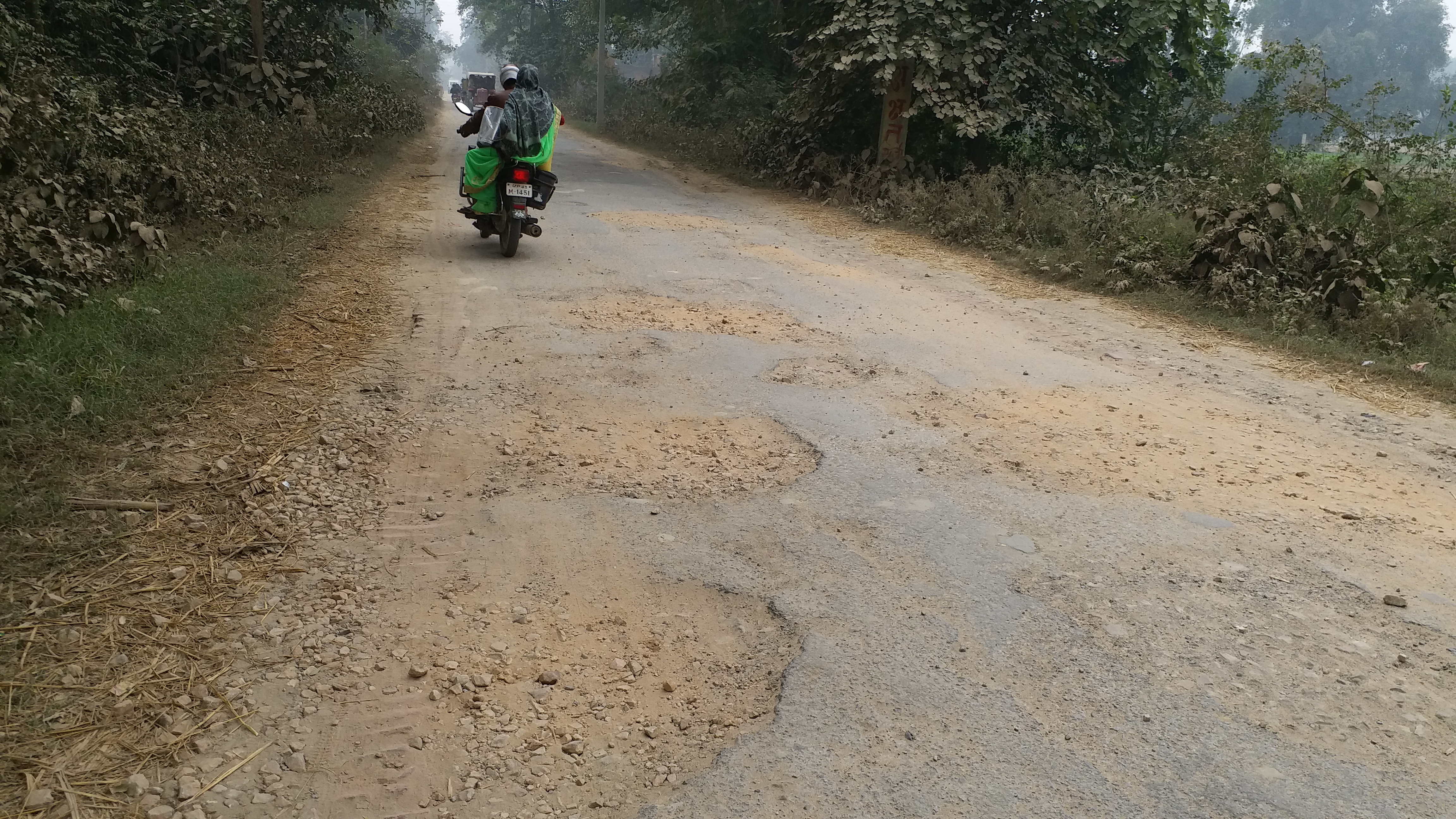 road condition in ambedkar nagar