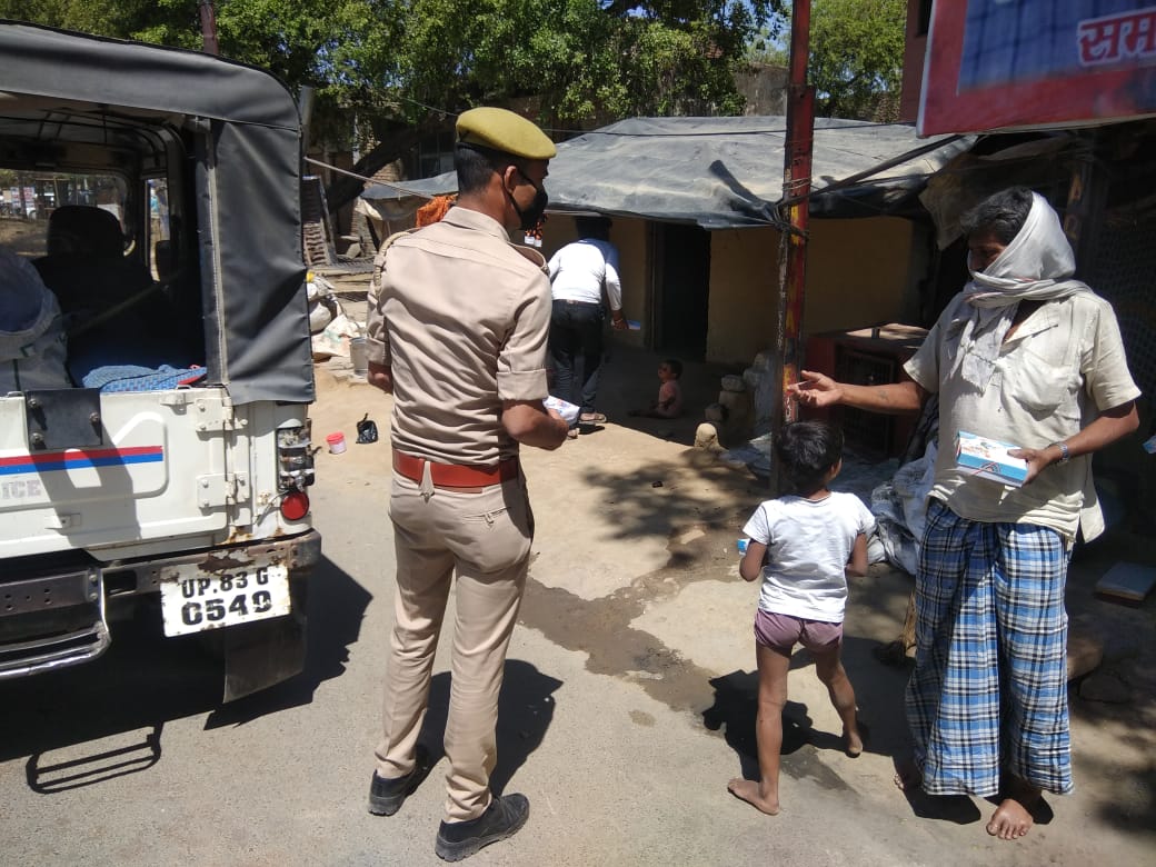 food distribution in agra