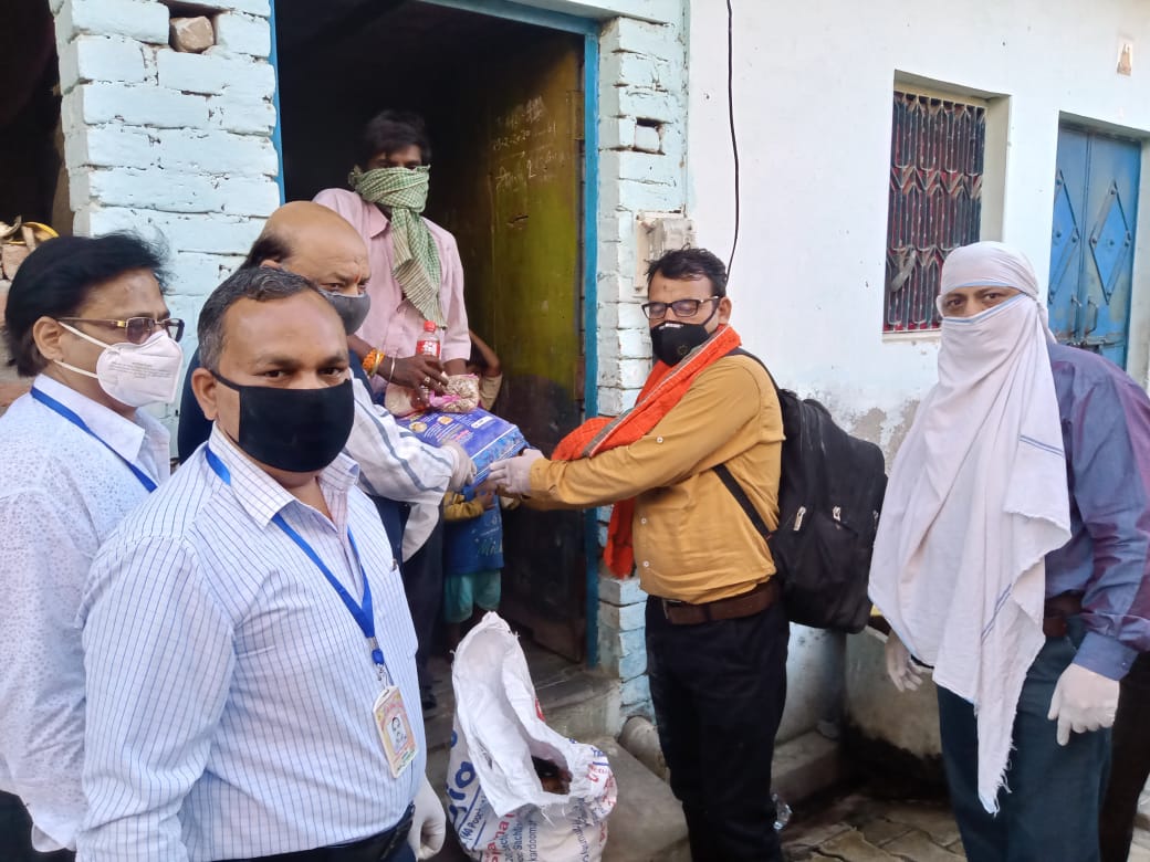 ration distribution in agra