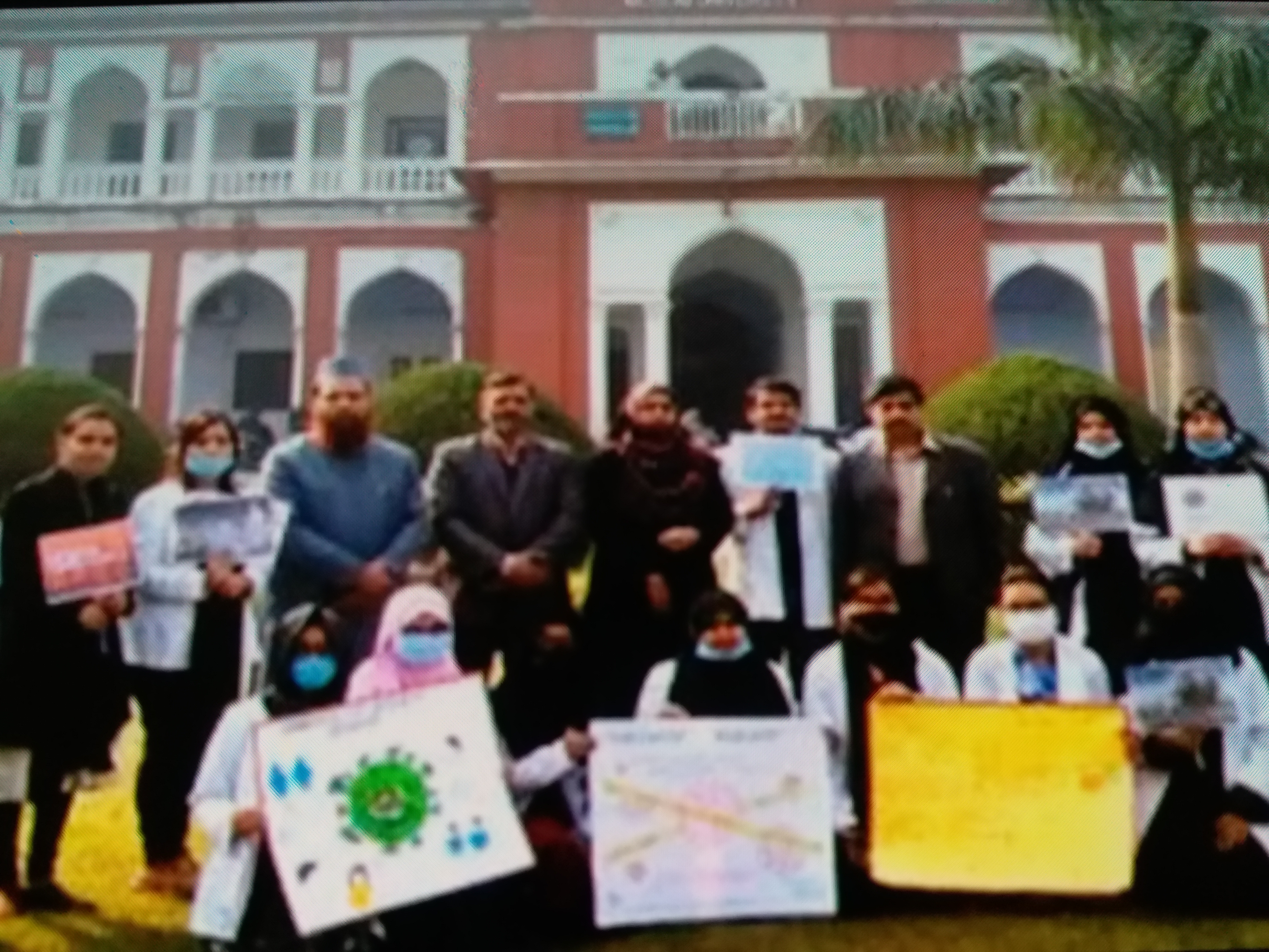 awareness program on omicron in amu