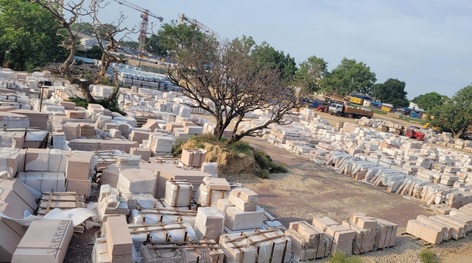 Latest Photos Of Ram Temple Construction