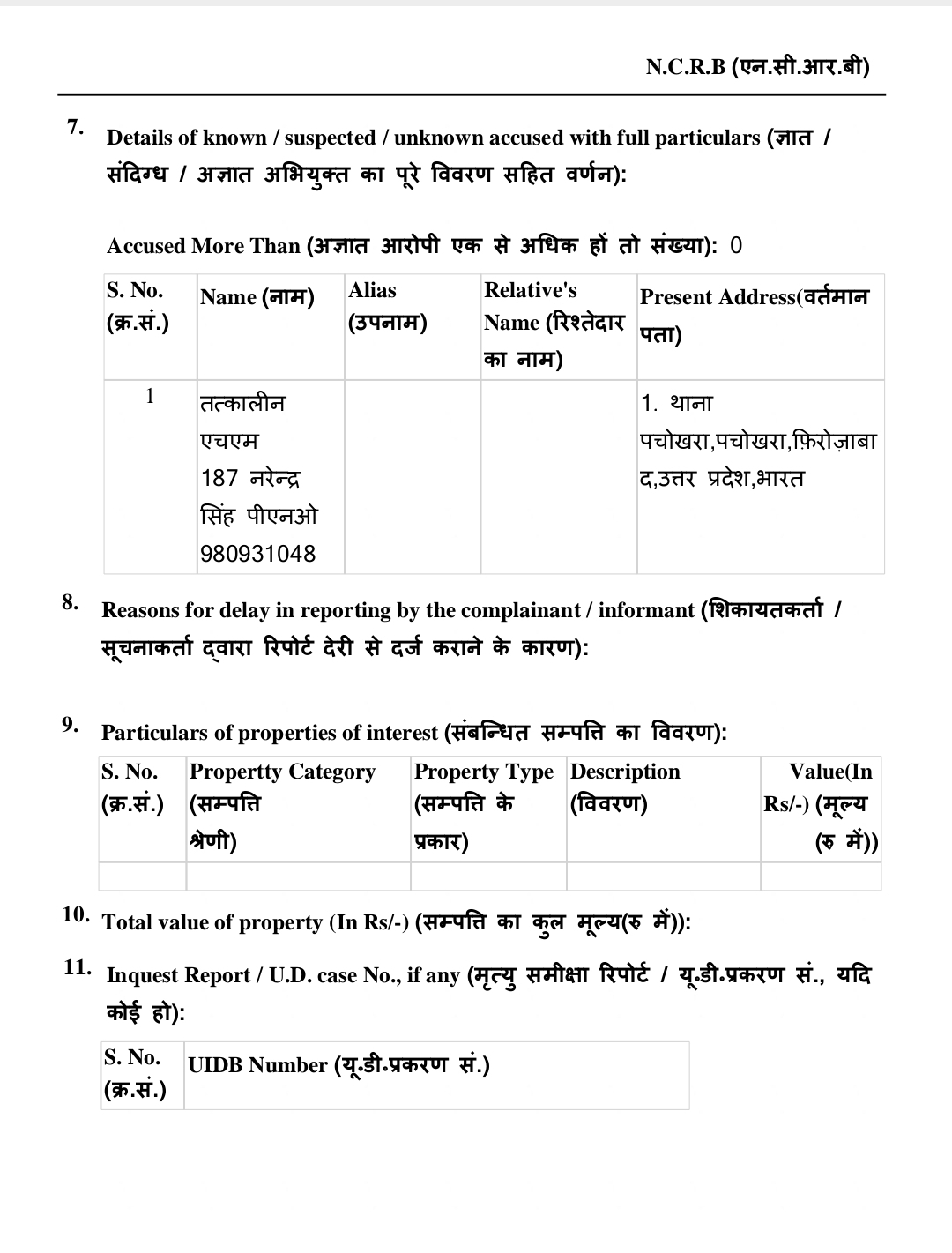 Etah News : मुंशी ने गायब कर दी कुख्यात अपराधी की हिस्ट्रीशीट.