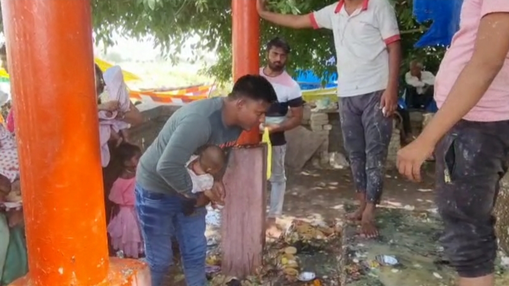 नगरसेन देवता के मंदिर में भव्य मेला