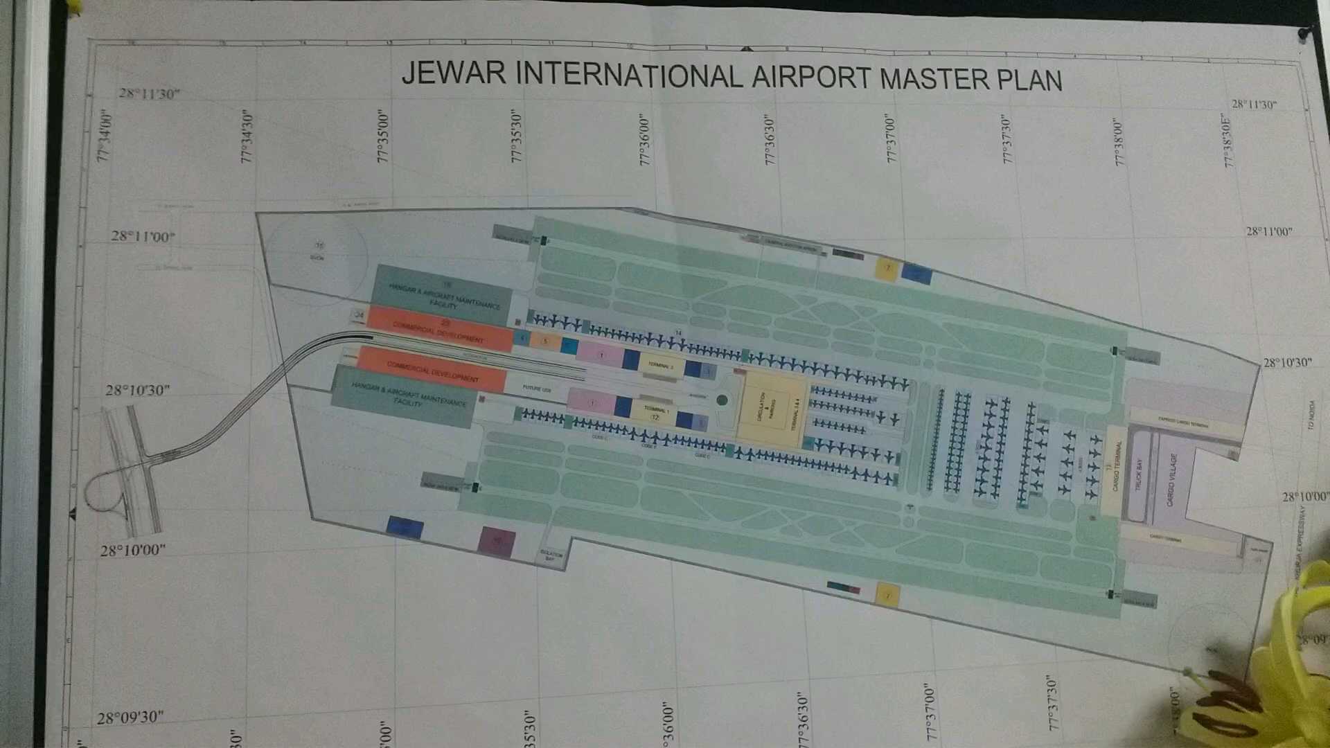 up govt. Principal Secretary sp goel tweet that Jewar Airport got security clearance