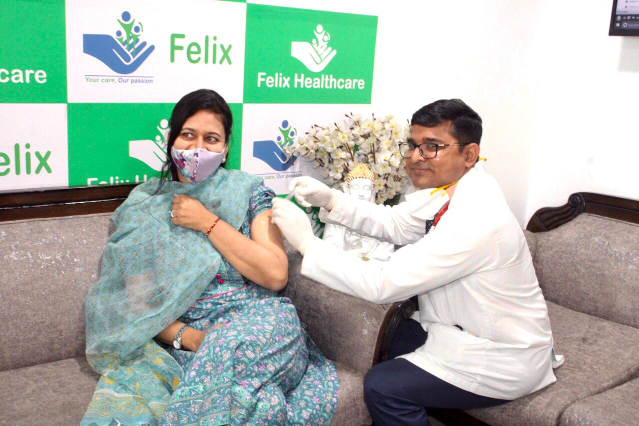 Ritu Maheshwari  vaccinated