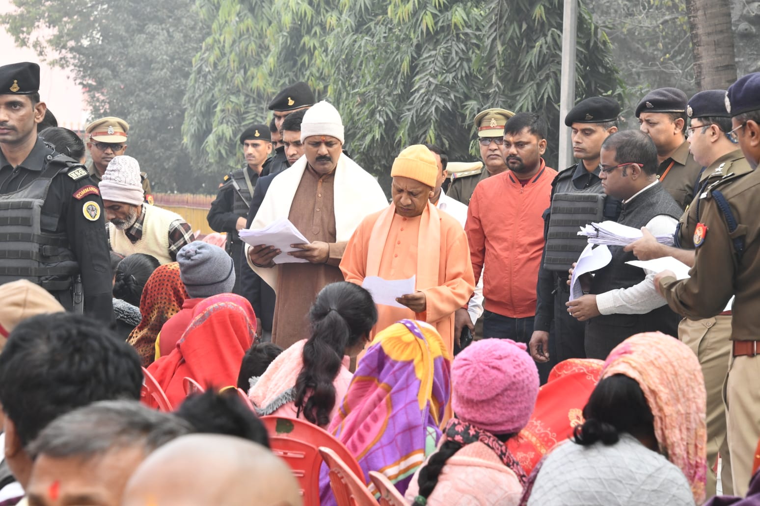 CM Yogi Adityanath in Janta Darshan