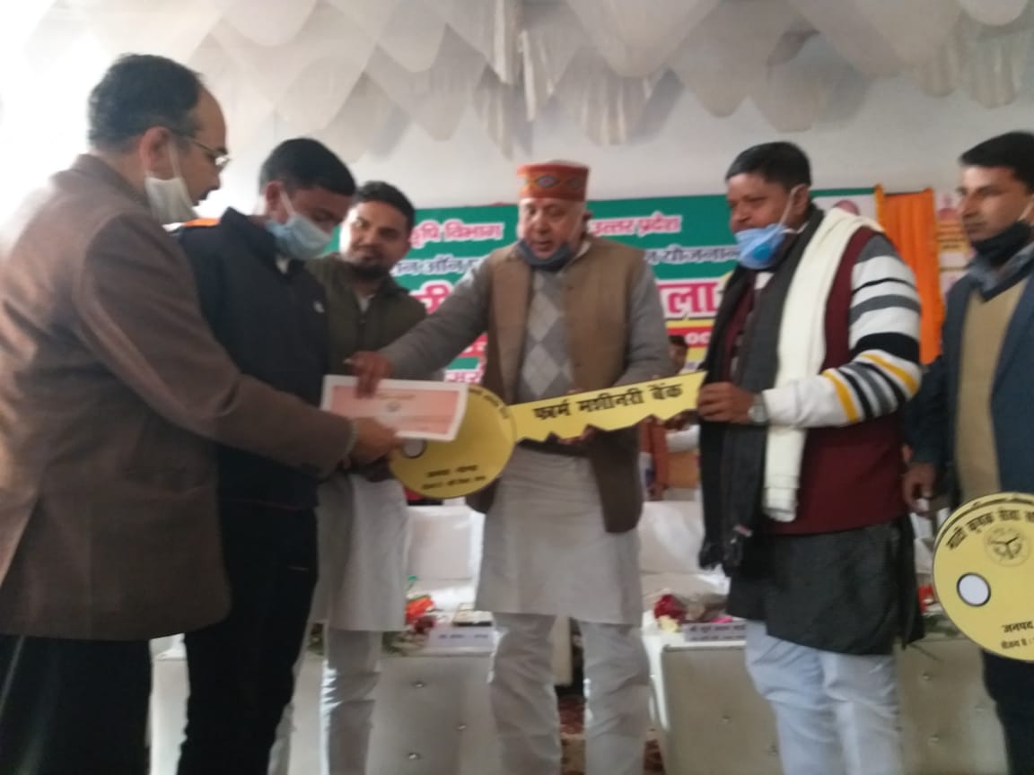 inauguration of two warehouses in gonda