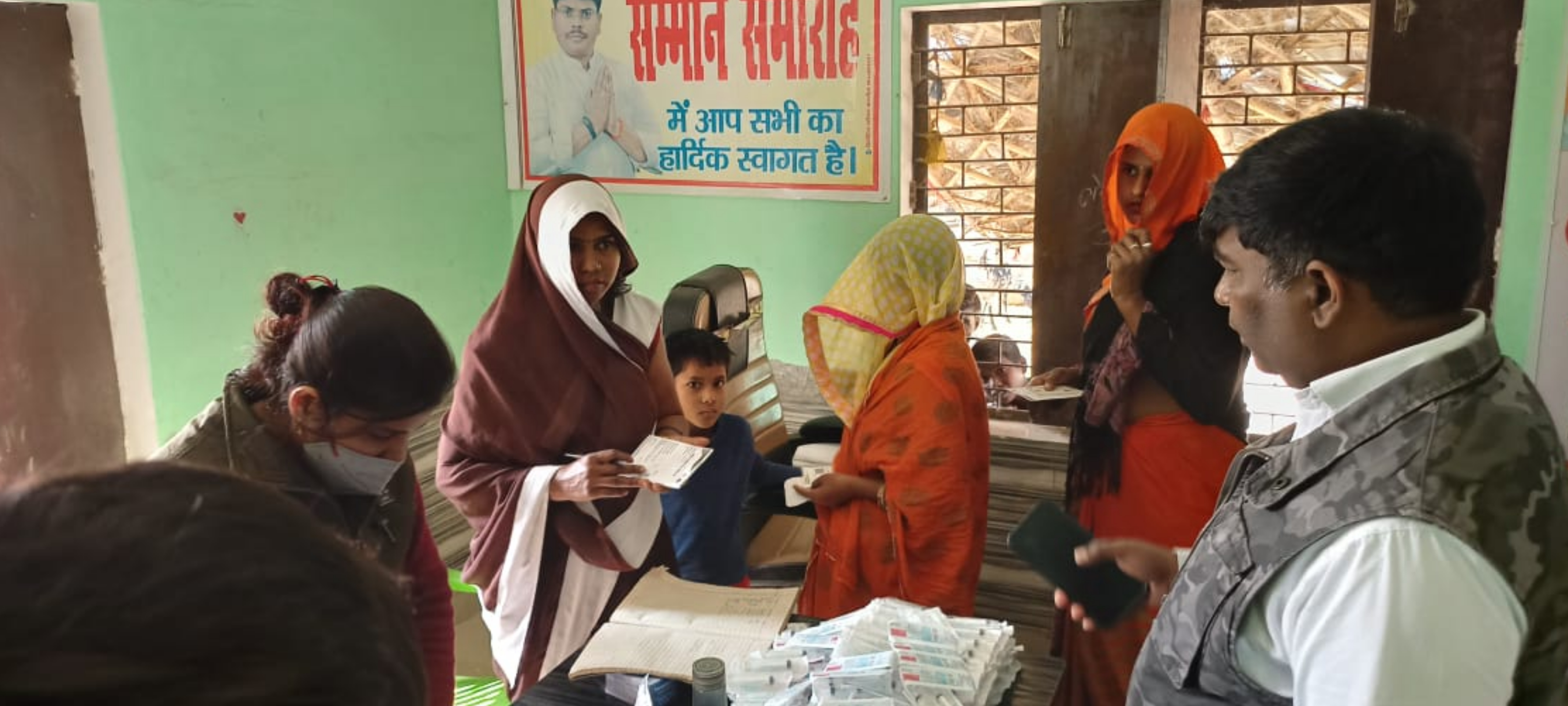 Villagers flee to evade vaccination shots at Aher village in Uttar Pradesh