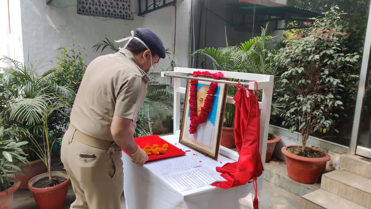 पुलिस कमिश्नरेट ने मनाई सरदार वल्लभ भाई पटेल की 145वीं जयंती