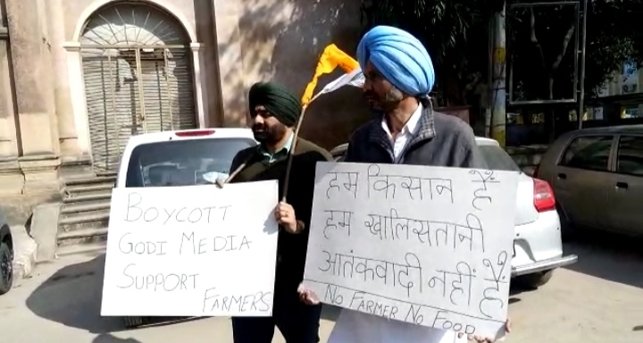 farmers protest in lucknow