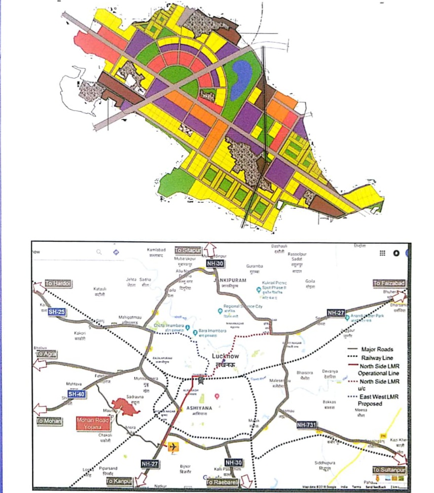 लखनऊ विकास प्राधिकरण की मोहान रोड योजना