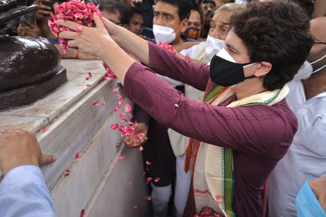 Priyanka Gandhi in Lucknow, Up Assembly election 2022