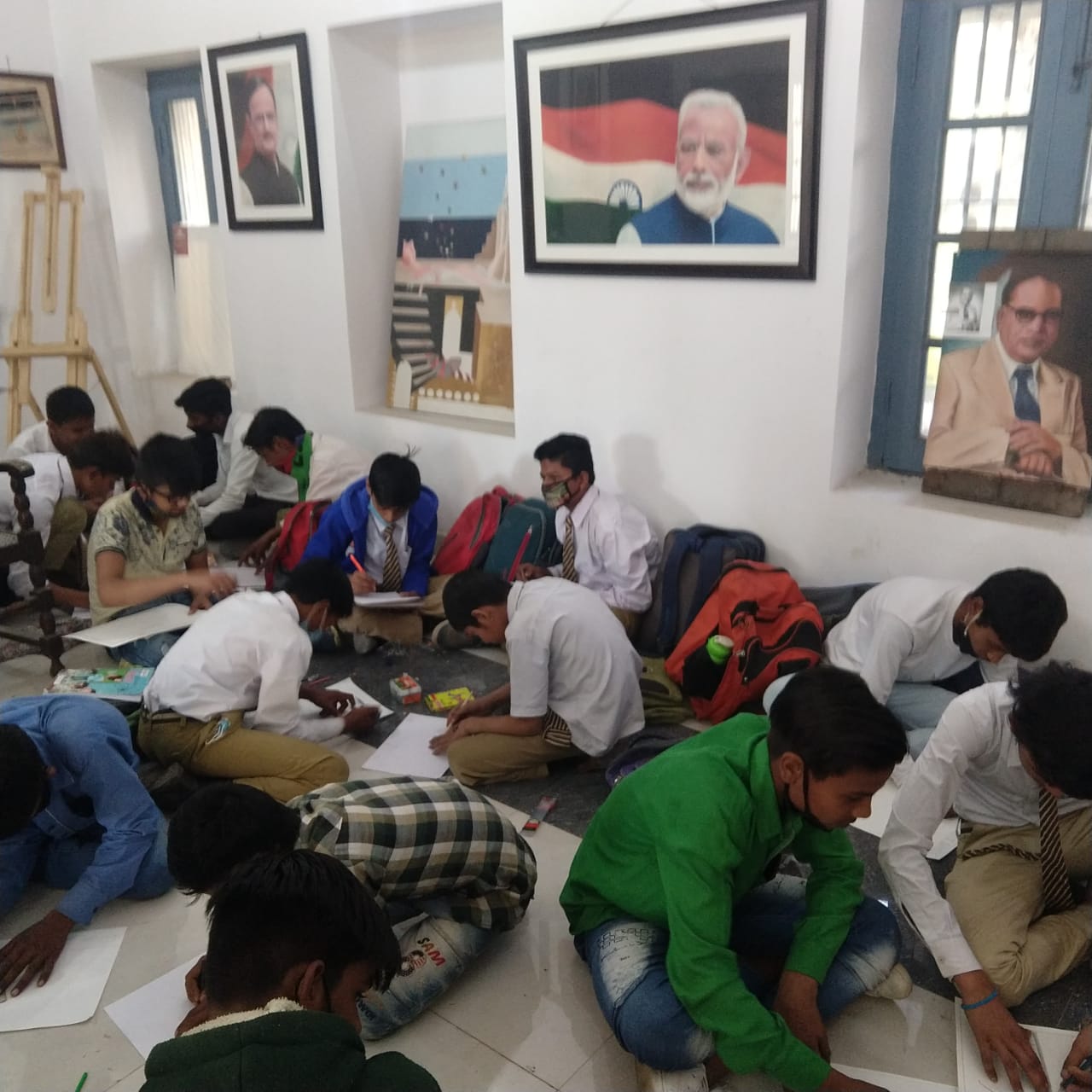 राजकीय जुबली इण्टर कॉलेज में चित्रकला प्रतियोगिता का आयोजन