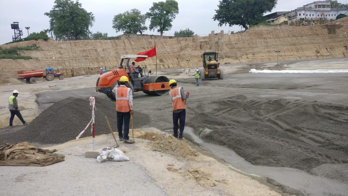 ayodya ramamandiram construction status