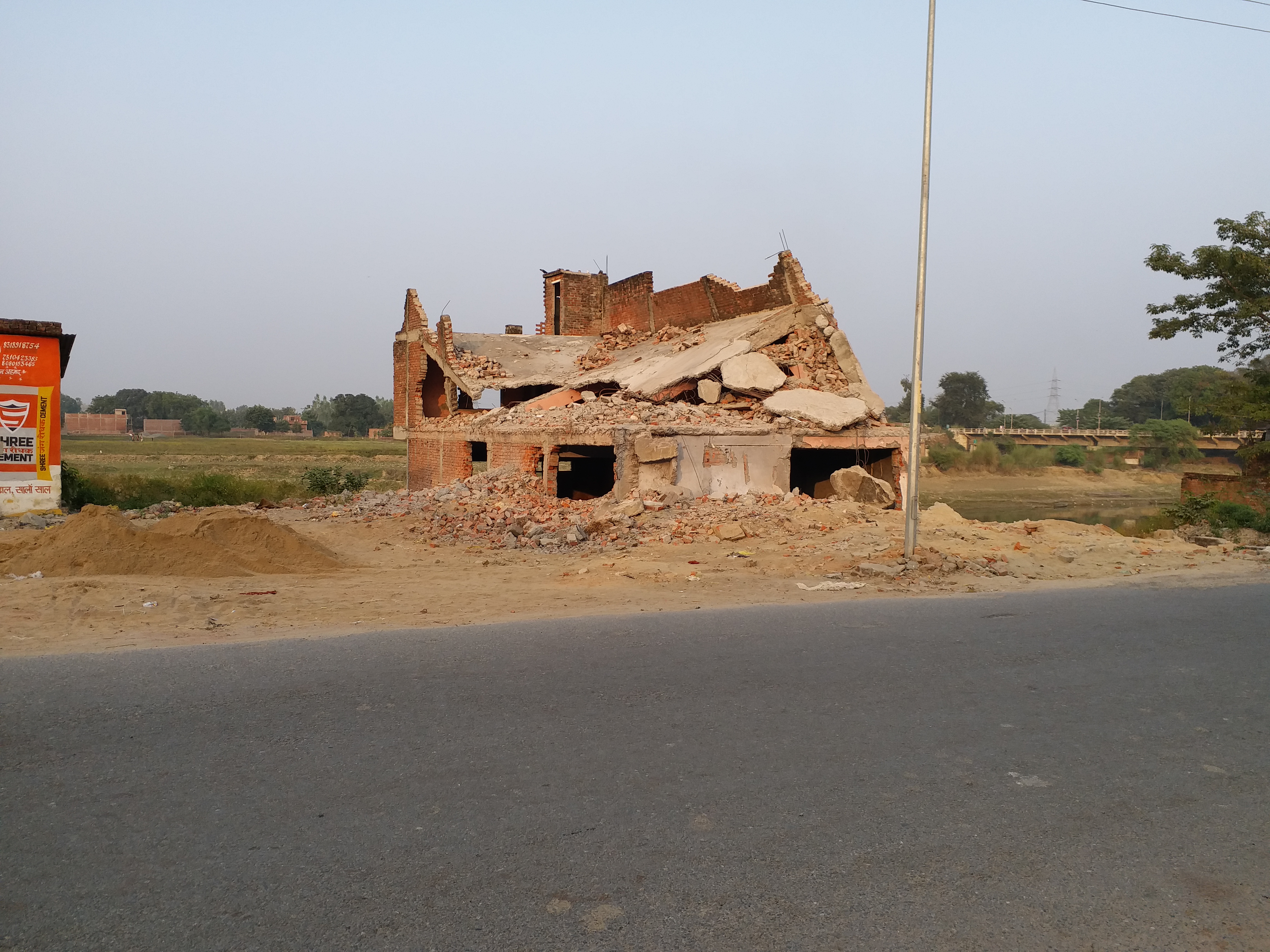 question mark over demolition operation in mau uttar pradesh