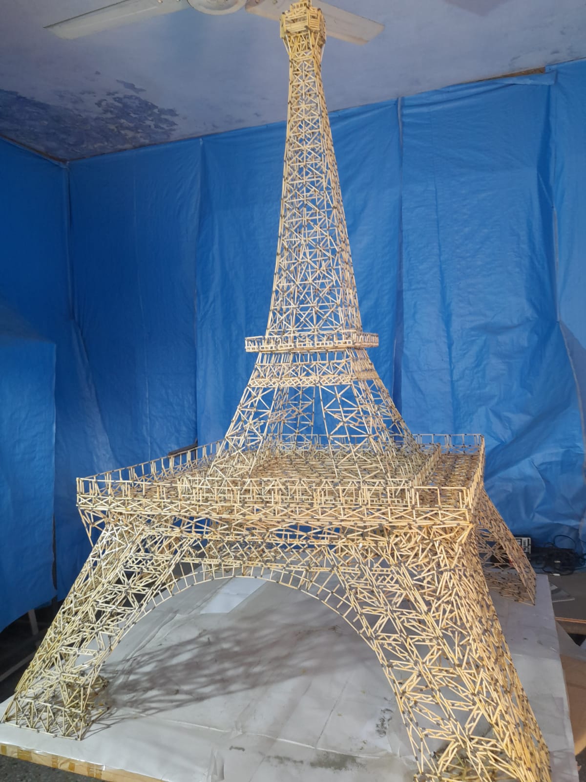 matchstick eiffel tower