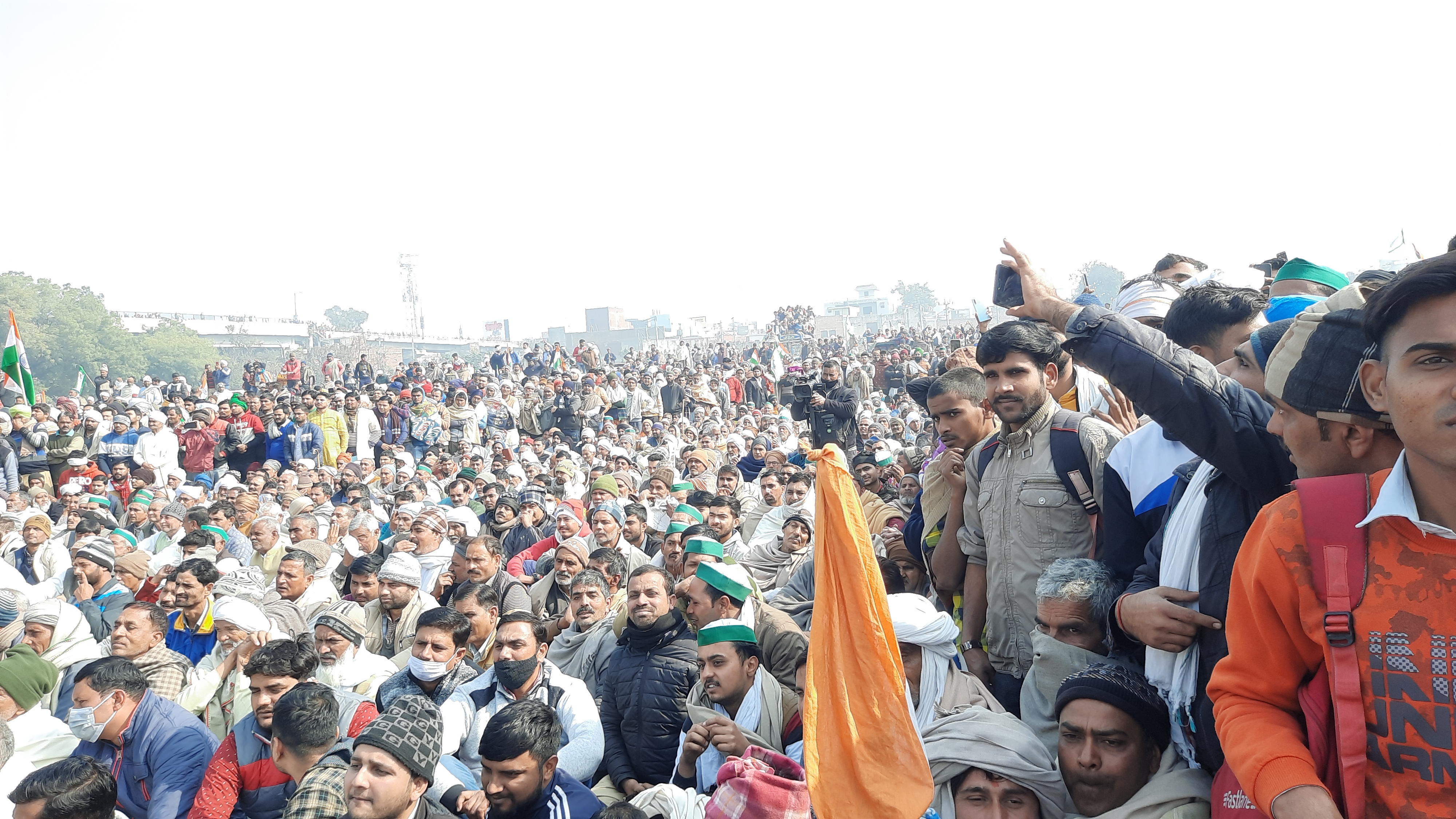 muzaffarnagar: bharatiya kisan union president naresh tikait said that protests will continue on ghazipur border