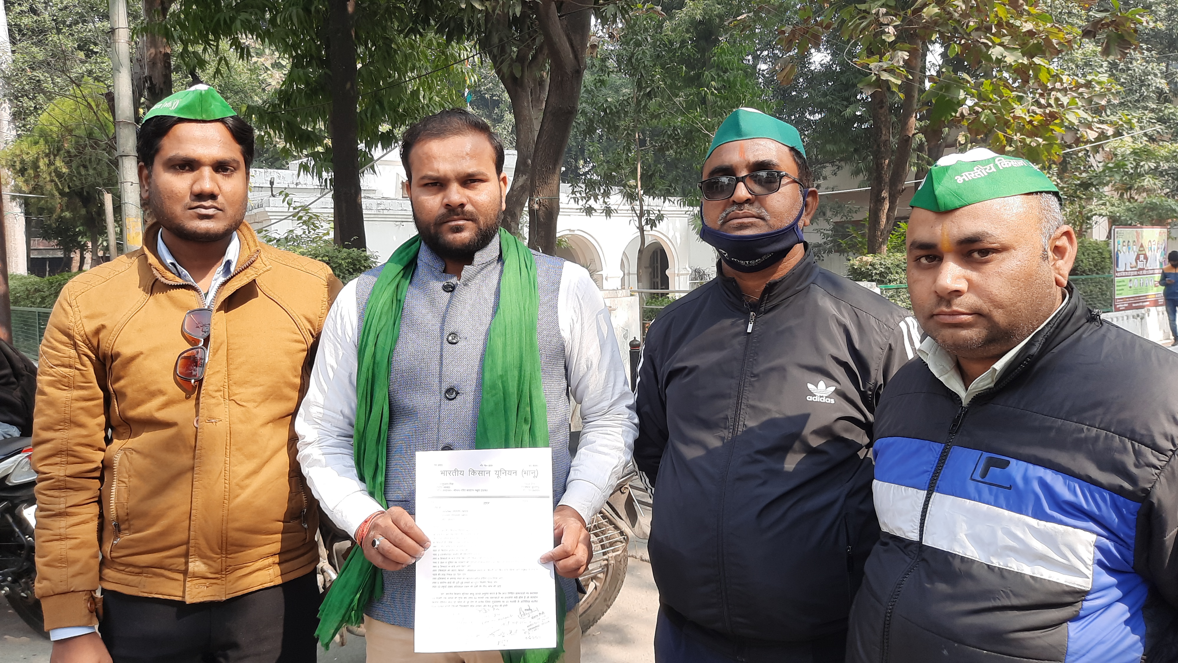 bhartiya kisan union bhanu's memorandum to the prime minister in muzaffarnagar uttar pradesh