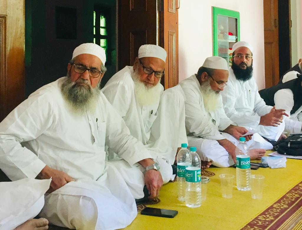 Monthly meeting of Jamiat Ulema District Muzaffarnagar