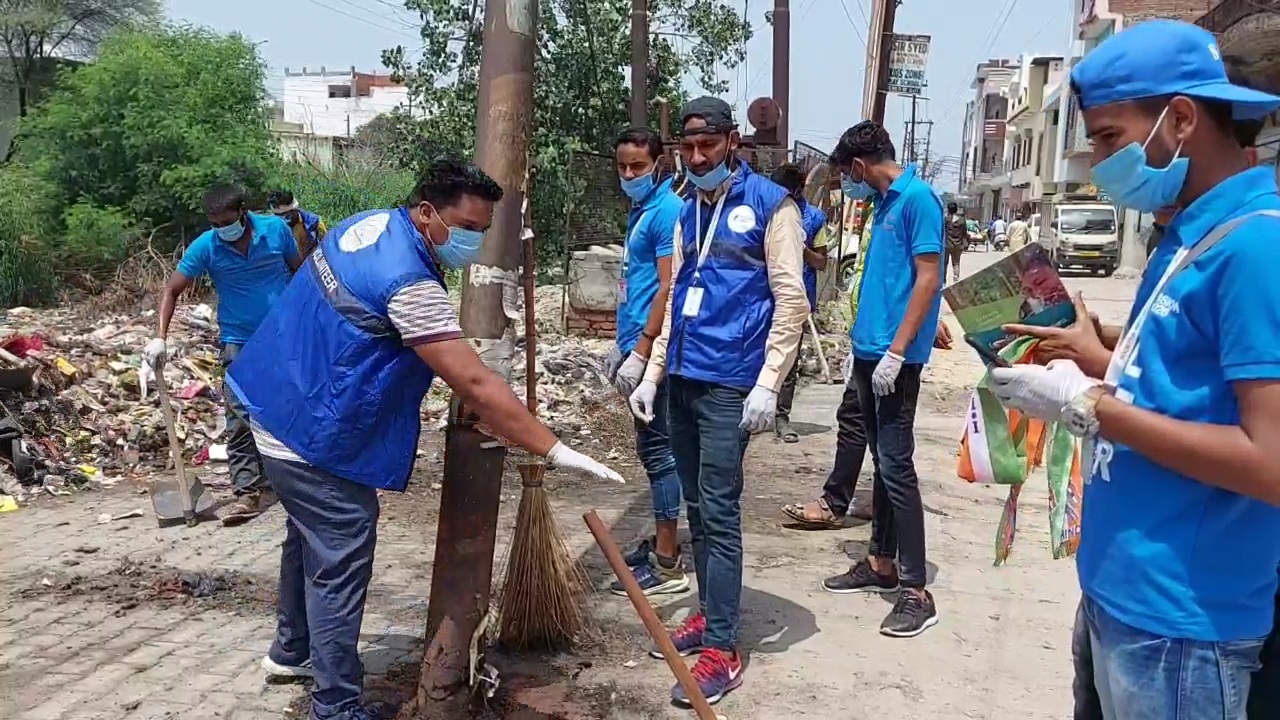 میرٹھ۔: پسماندہ علاقوں میں صفائی مہم کی شروعات