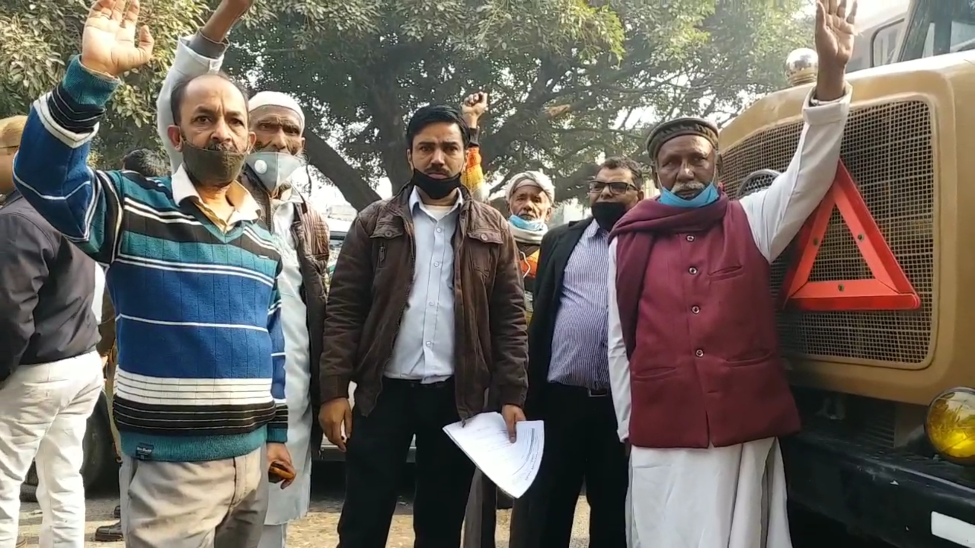 demand for withdrawal of new agricultural laws in moradabad uttar pradesh