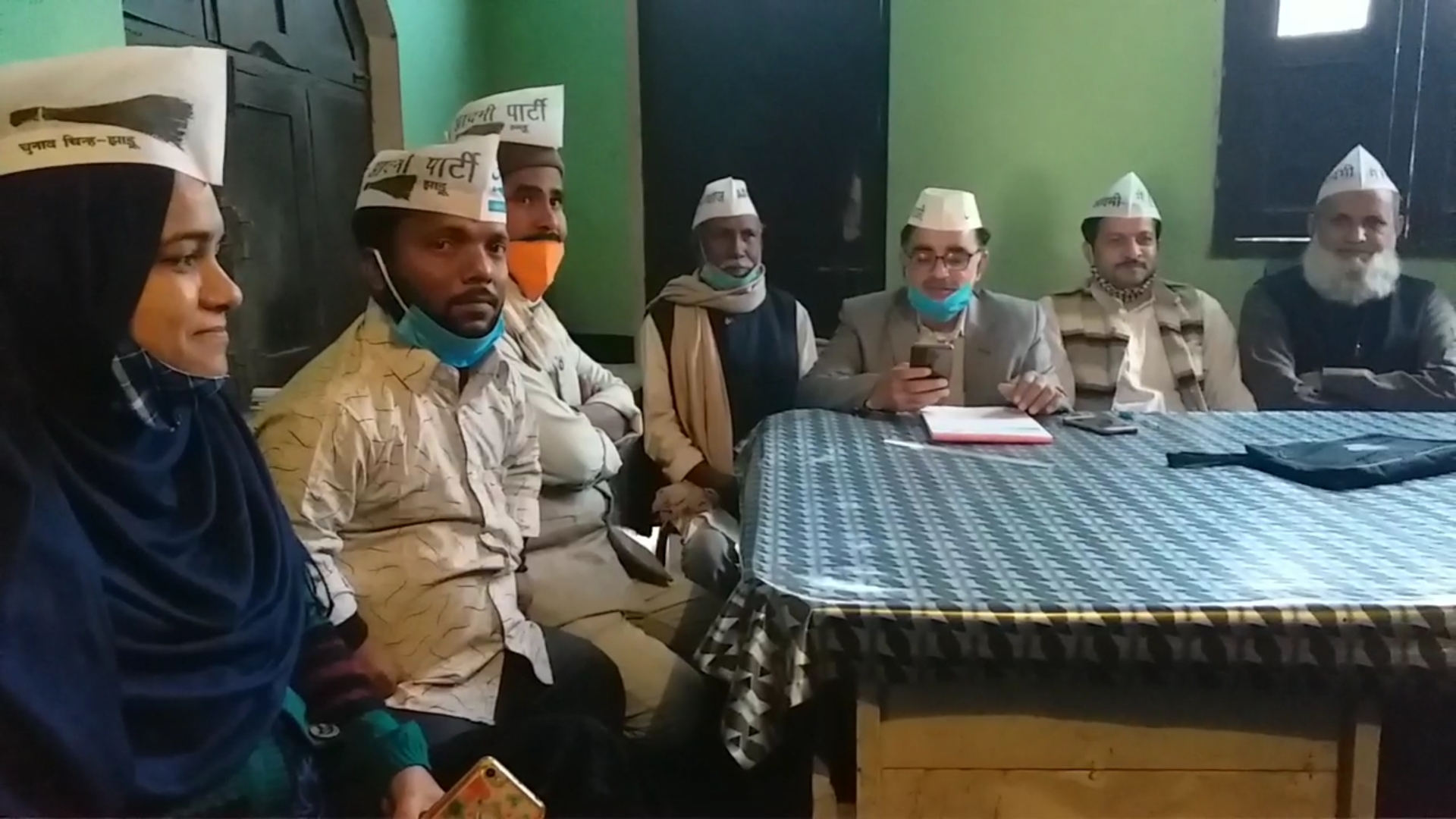 press conference of aam aadmi party in moradabad uttar pradesh