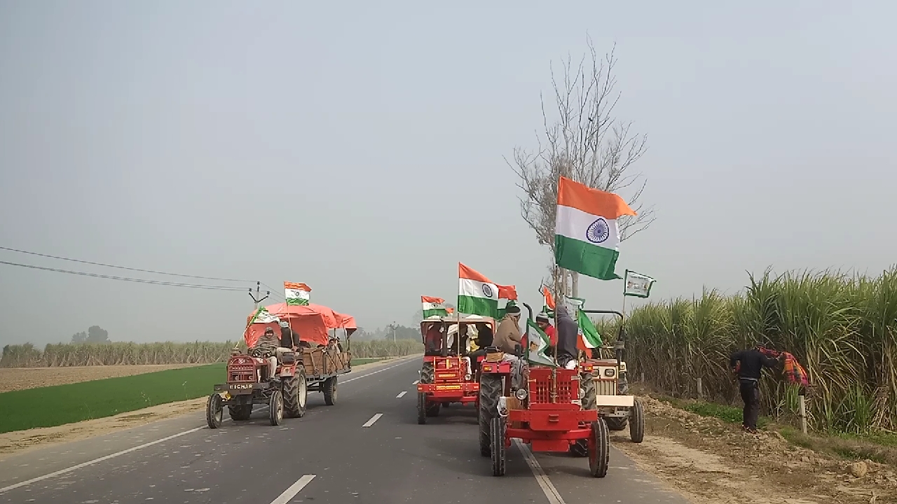 farmers tractor parade delhi