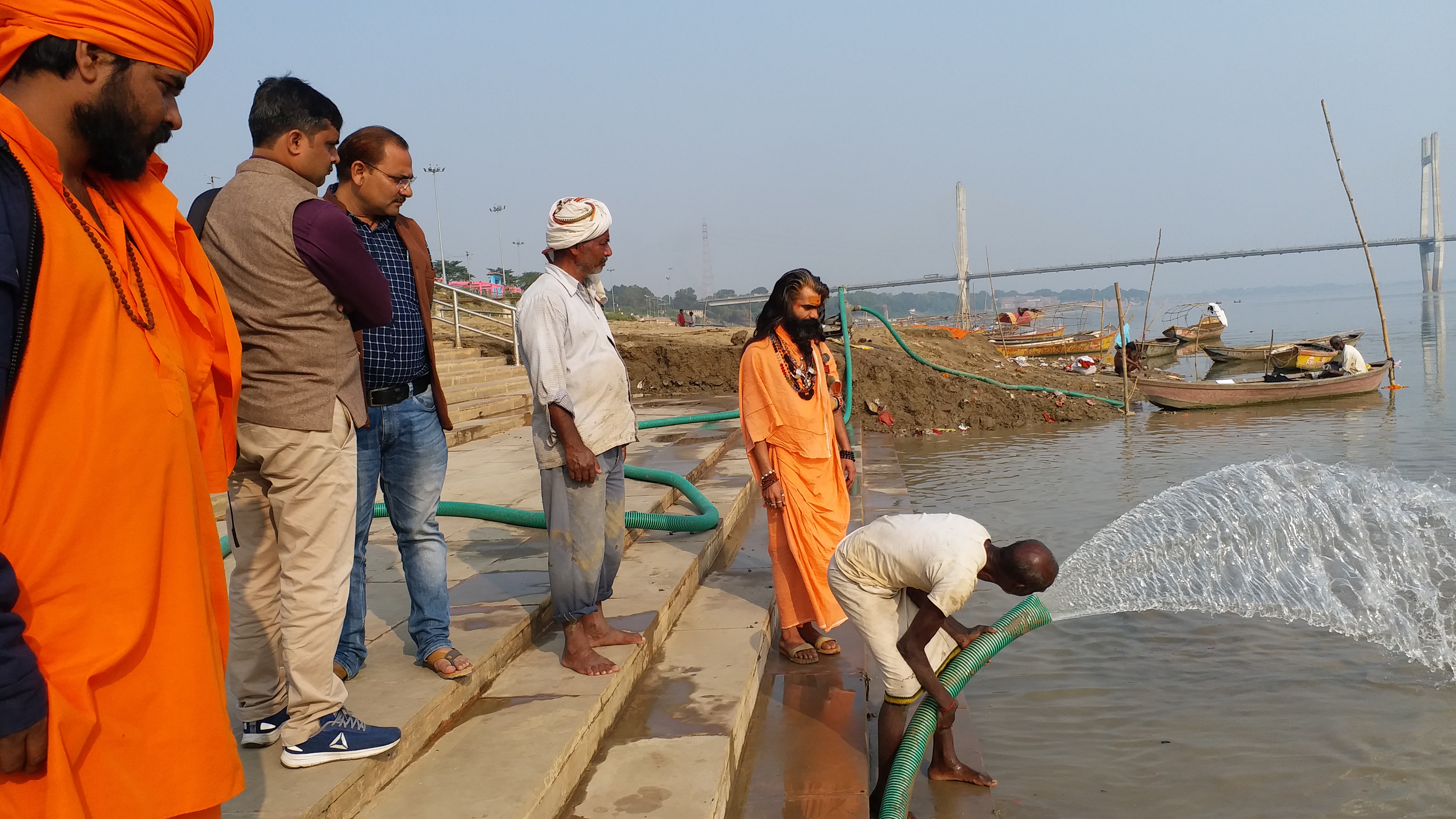 कालिंदी महोत्सव की तैयारी.