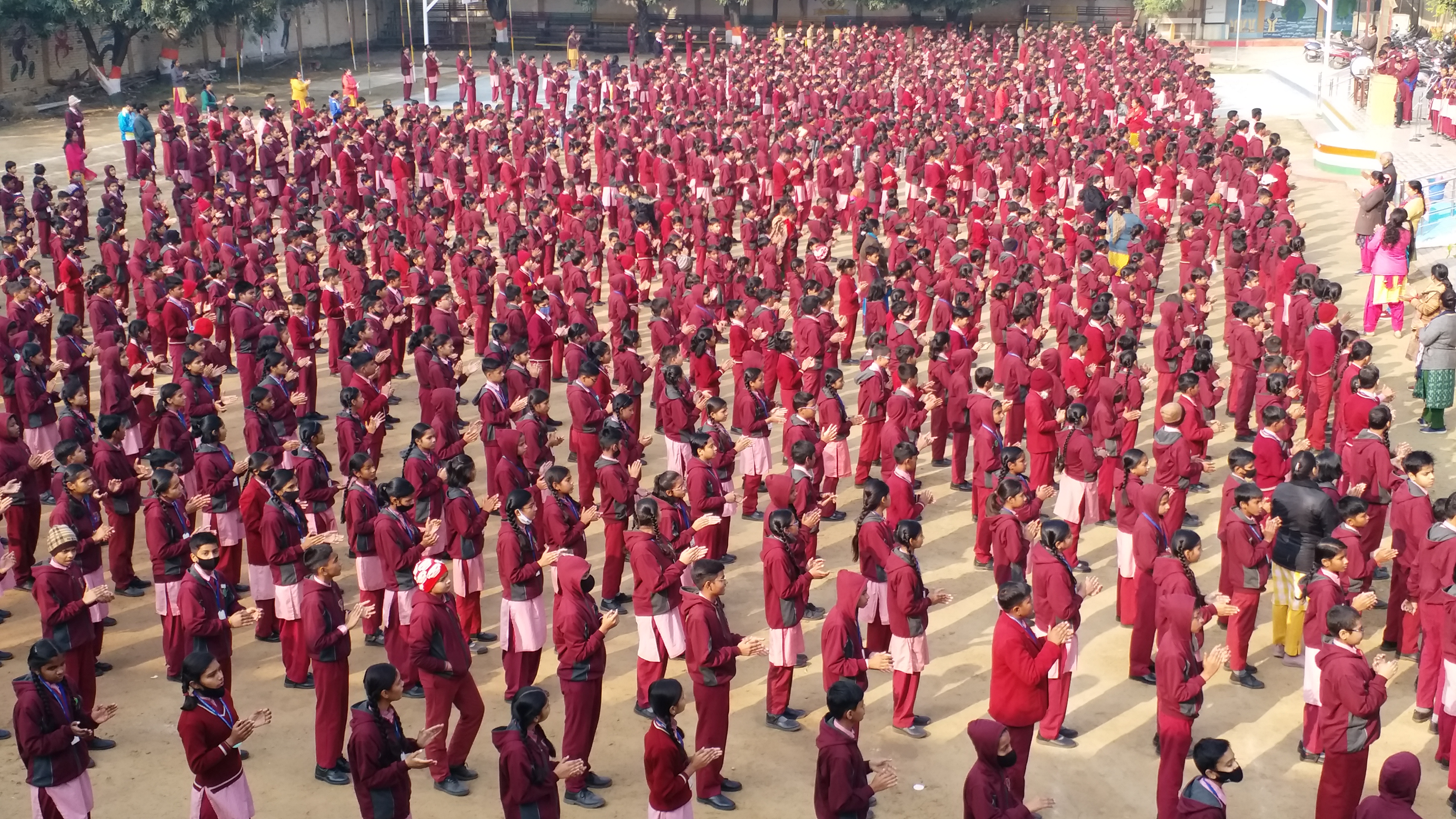 Hanuman Chalisa in School