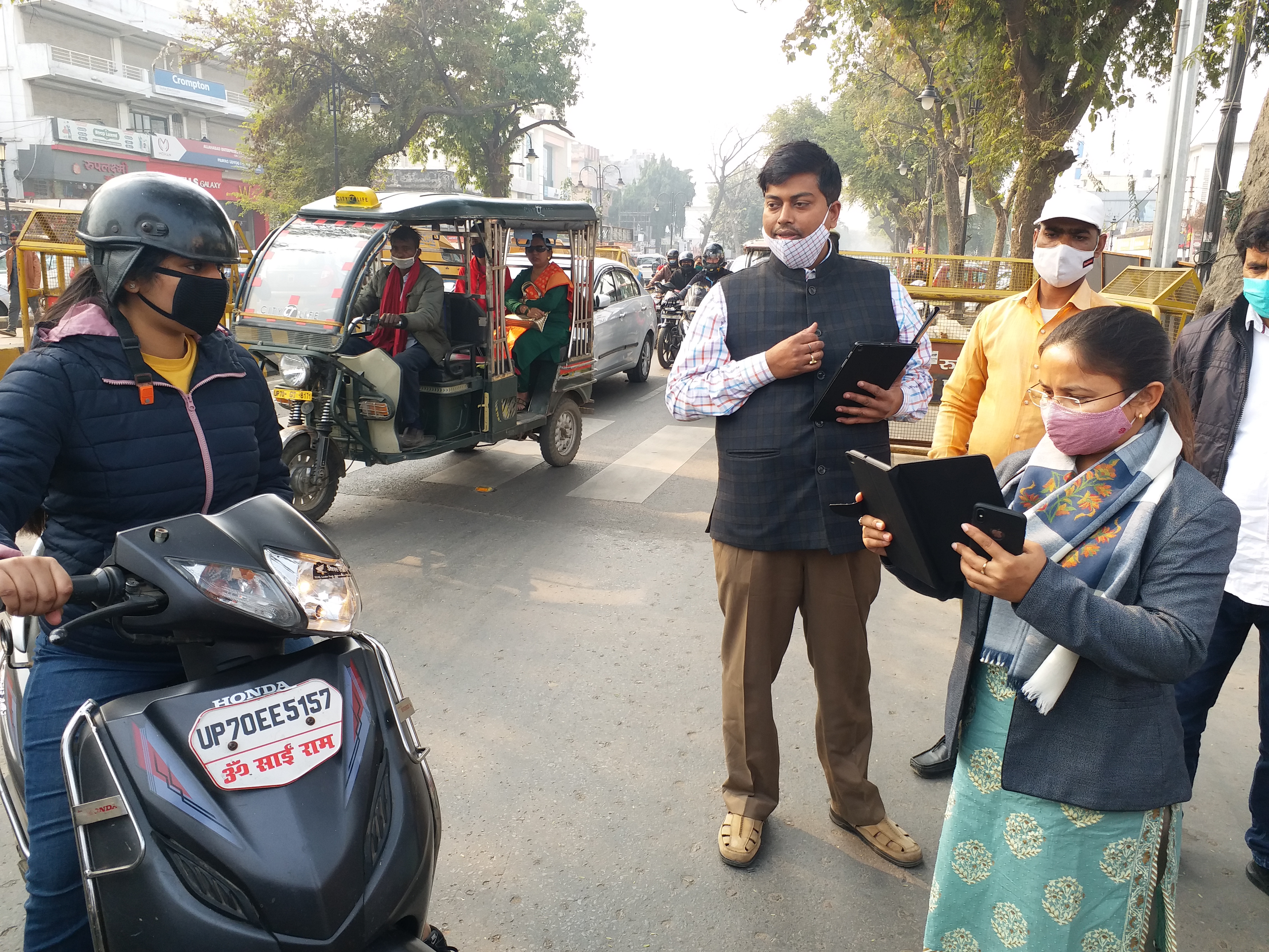 challan campaign started in prayagraj