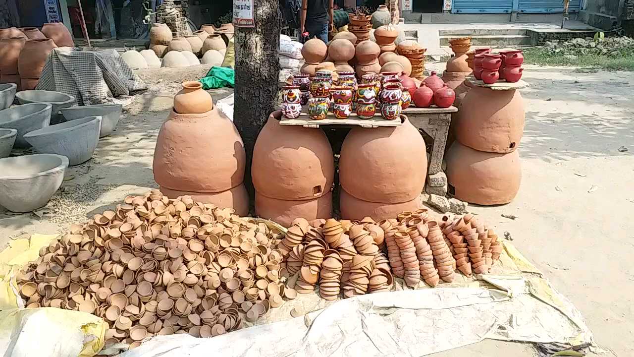 मिट्टी के दीपक.