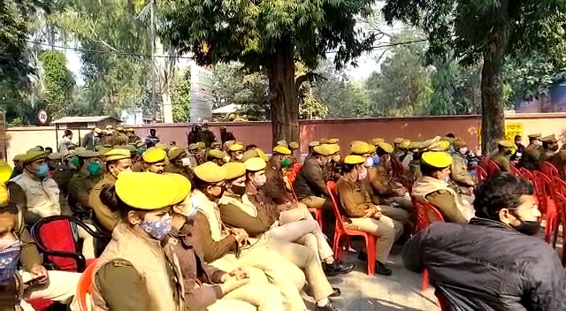 सुरक्षा व्यवस्था के लिए बूथों पर तैनात रहेगा भारी पुलिस बल.