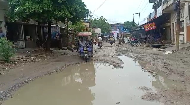 Unnao : सड़क में गड्ढे या गड्ढों में सड़क, अधिकारी अनजान नहीं हो रहा काम