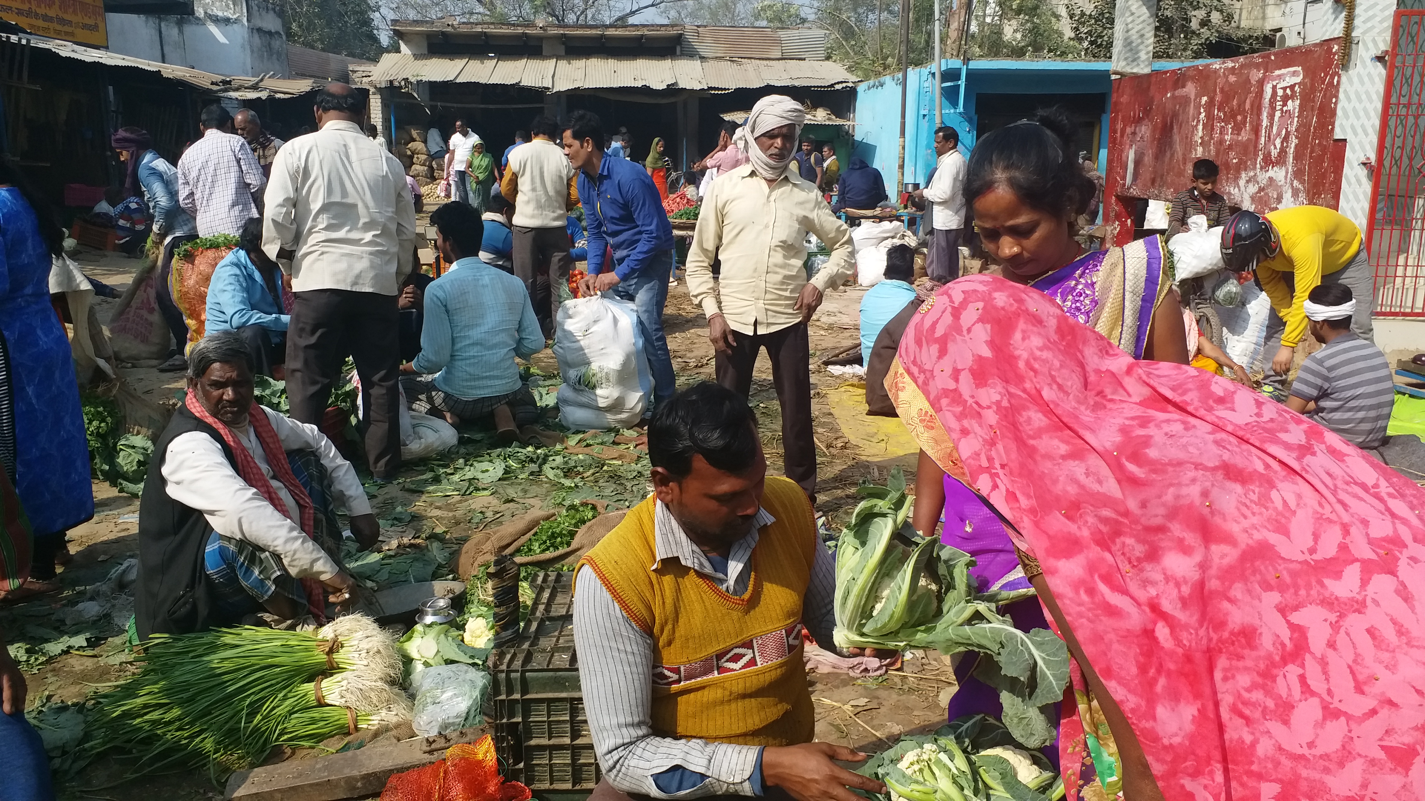 सब्जी के बढ़े दाम.