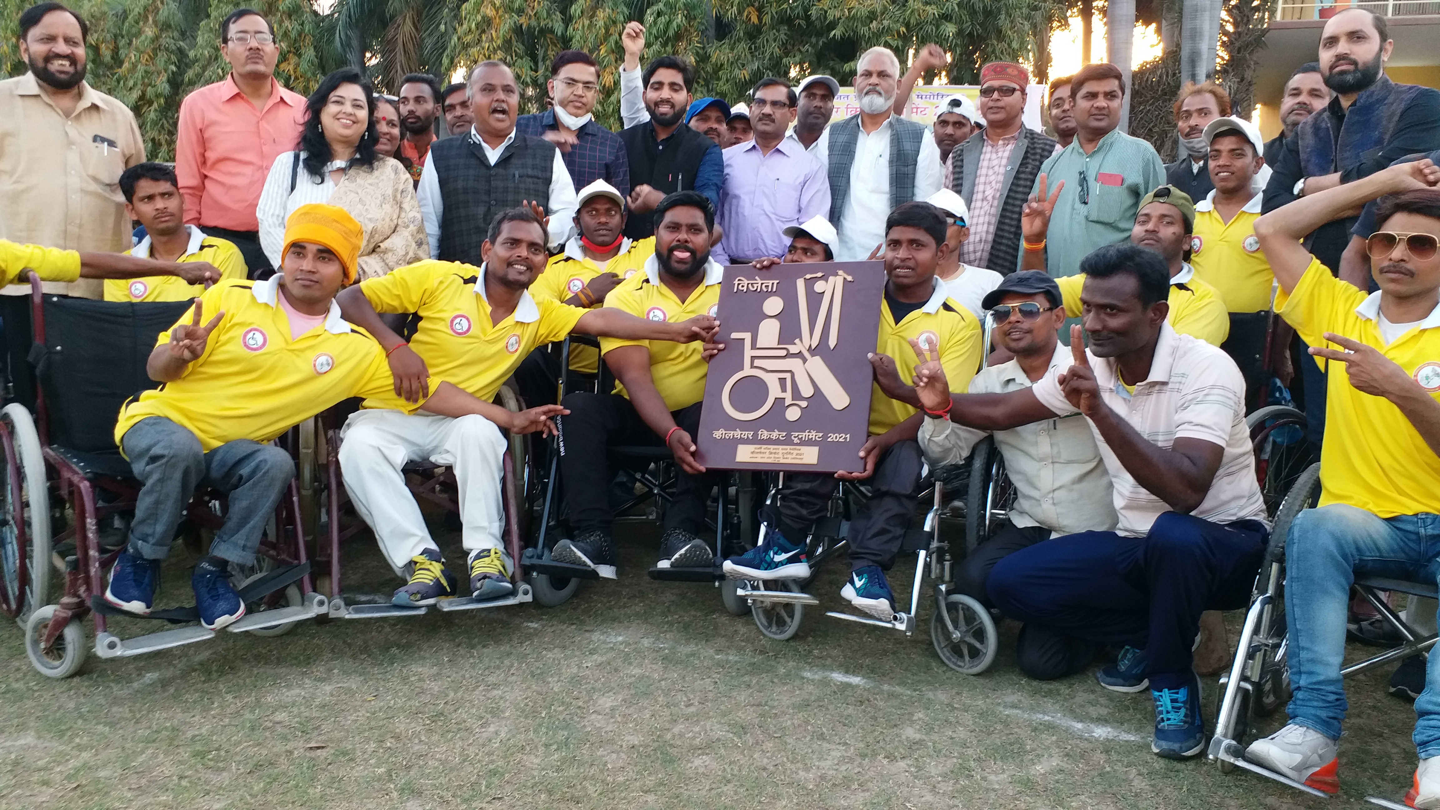 Wheelchair cricket match for the disabled, these disabled people are becoming a precedent for others