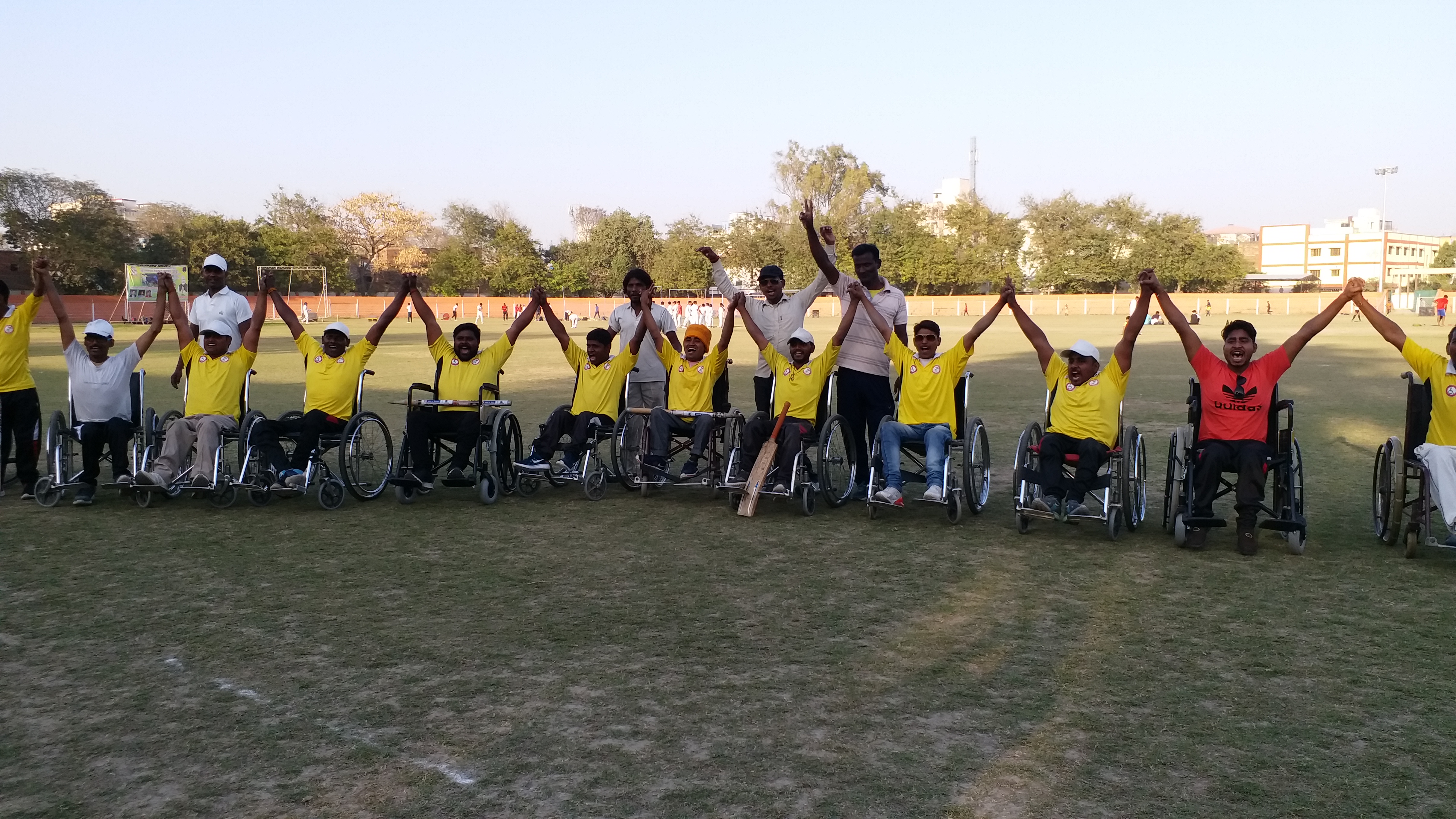 Wheelchair cricket match for the disabled, these disabled people are becoming a precedent for others