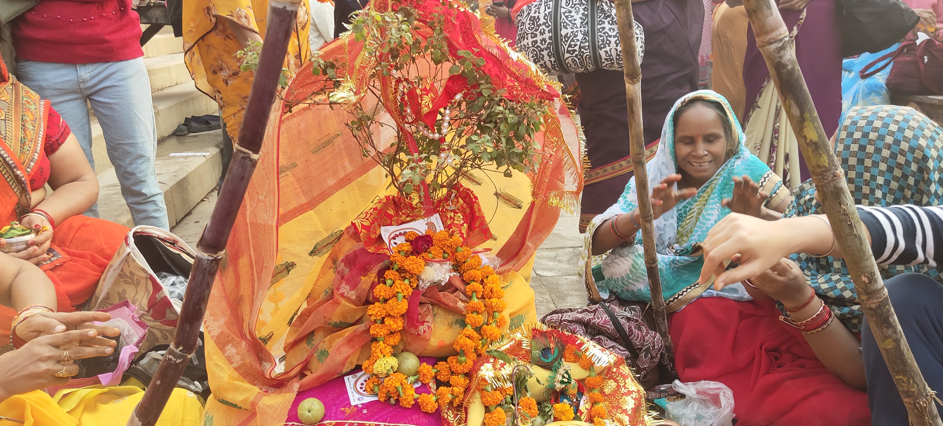 देवोत्थान एकादशी पर तुलसी विवाह.