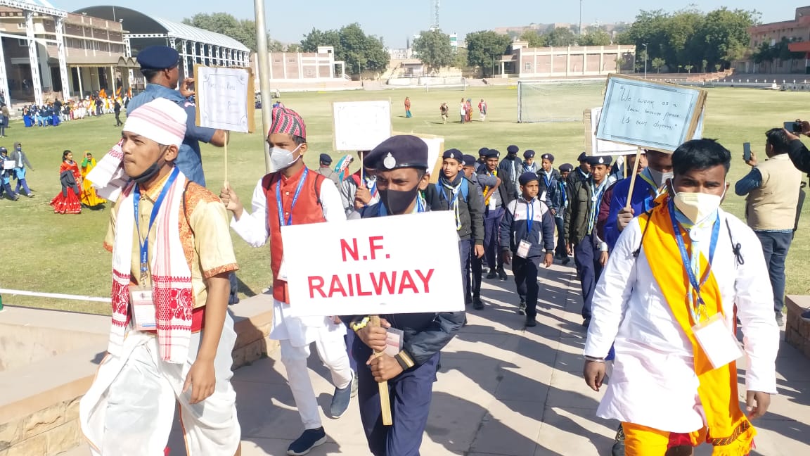 750 scout guides on Jodhpur tour