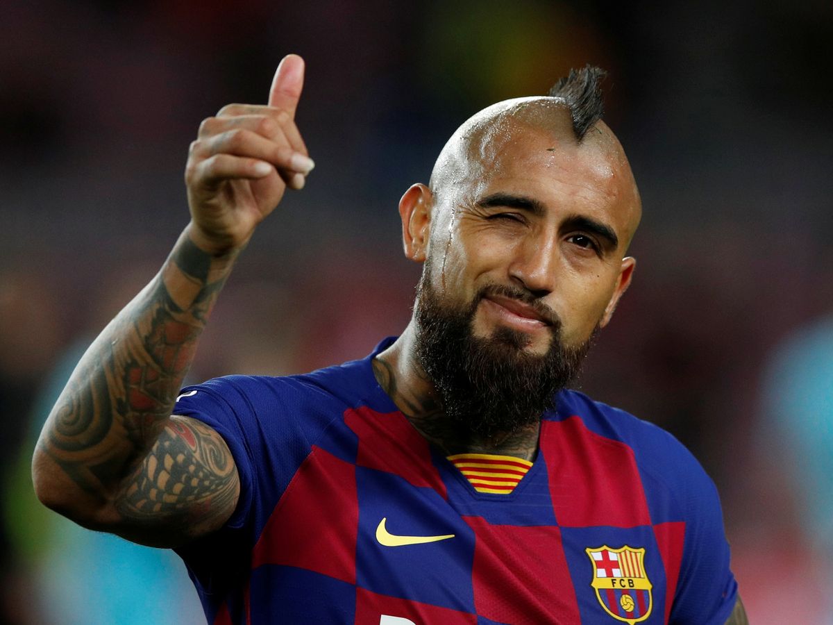 Barcelona midfielder Arturo Vidal