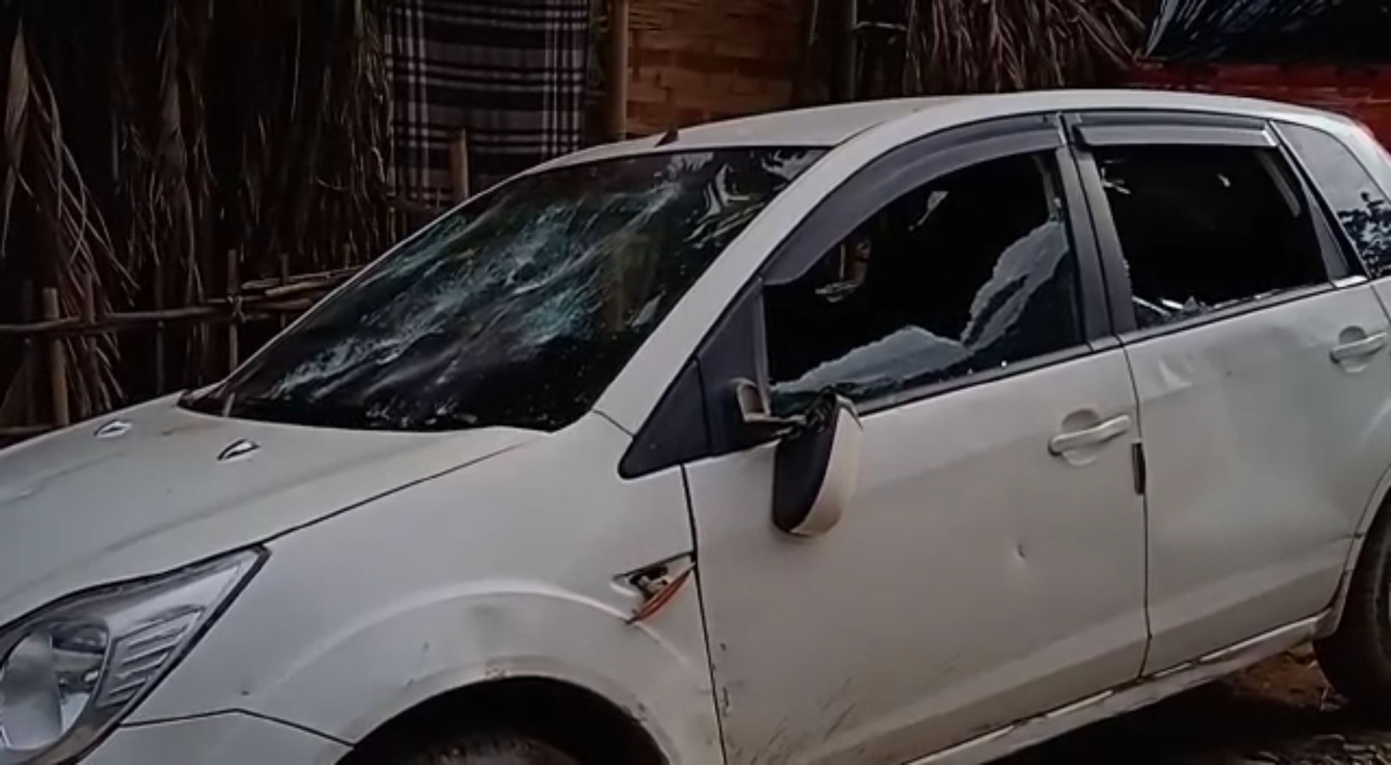 violence erupted in pachim govindapur under katigorah constituency