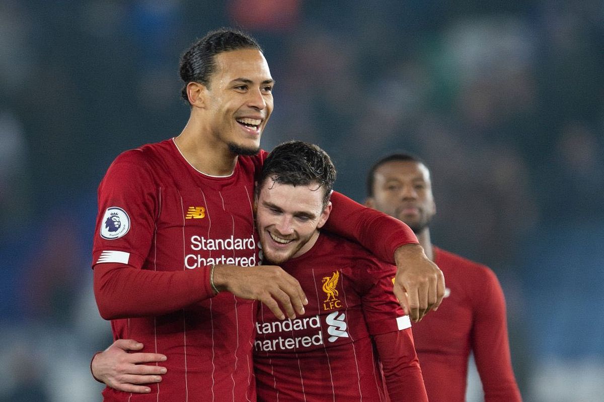 Virgil van Dijk and Andrew Robertson