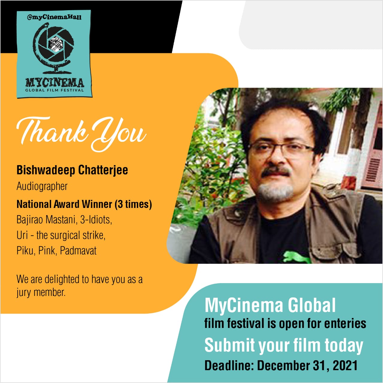 Virtual Film Festival 'My Cinema Global Film Festival' is about to start
