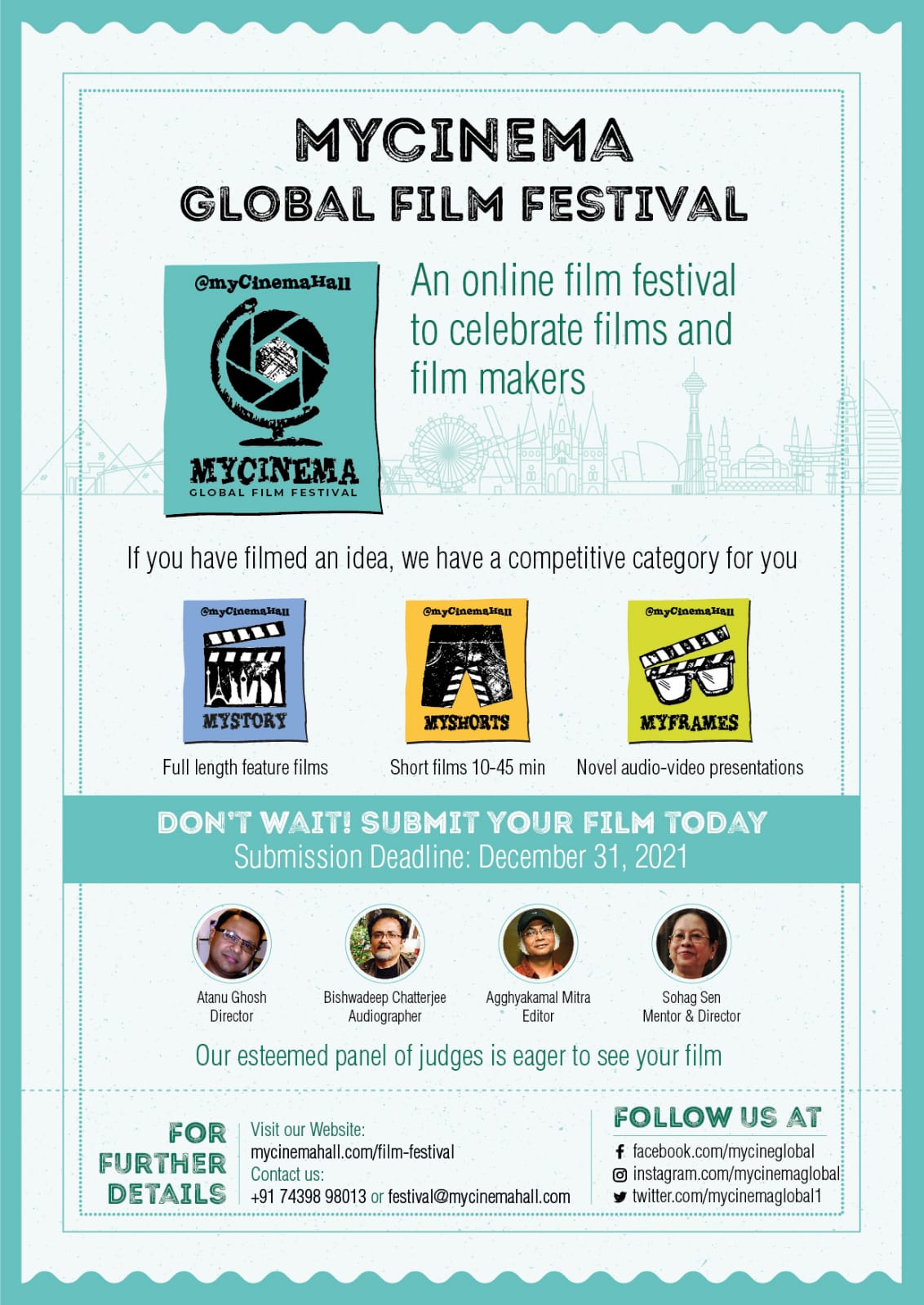Virtual Film Festival 'My Cinema Global Film Festival' is about to start