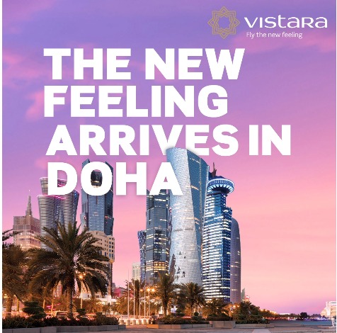 VISTARA INAUGURATES SERVICES TO DOHA