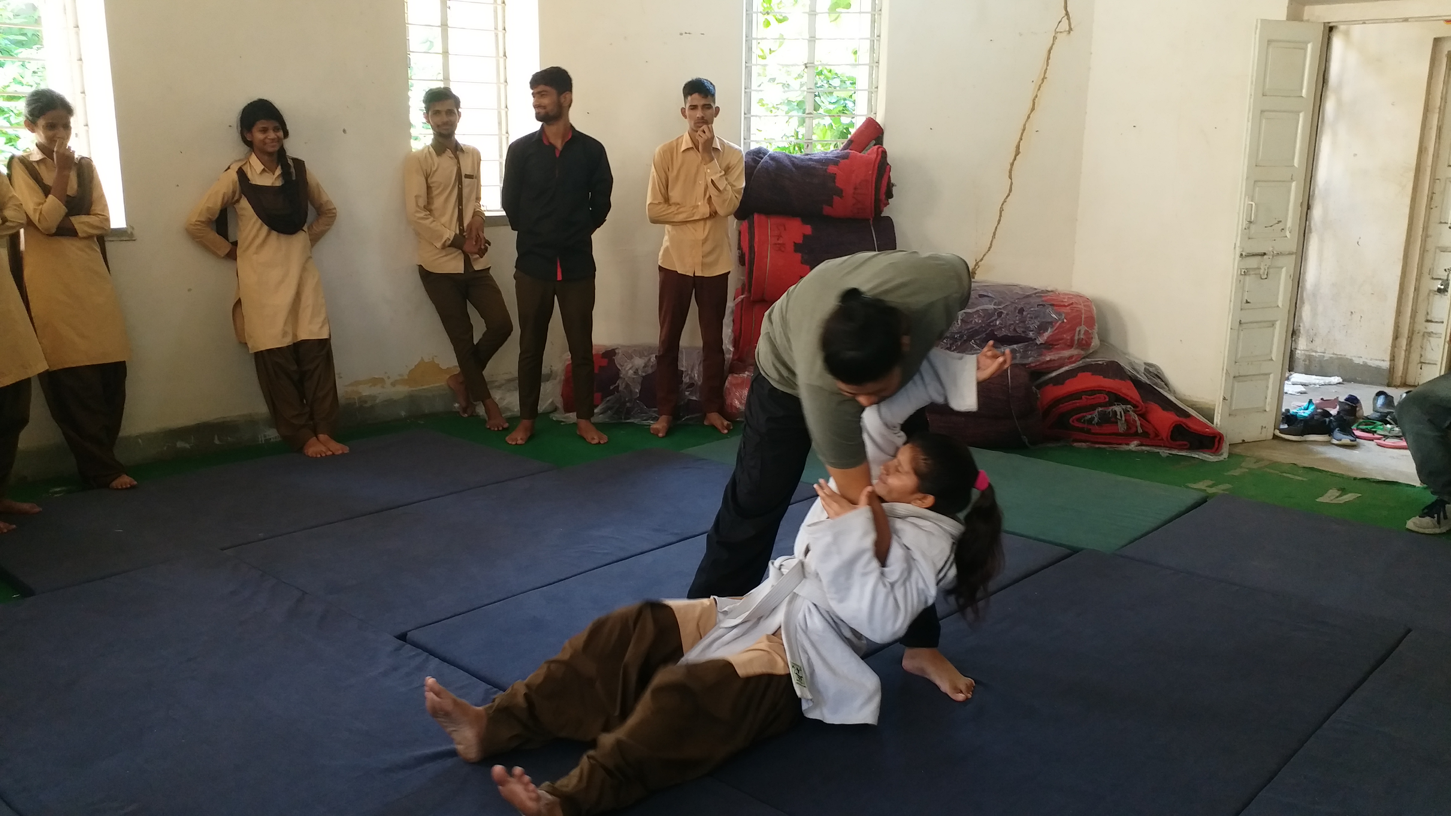 judo karate training program in government school