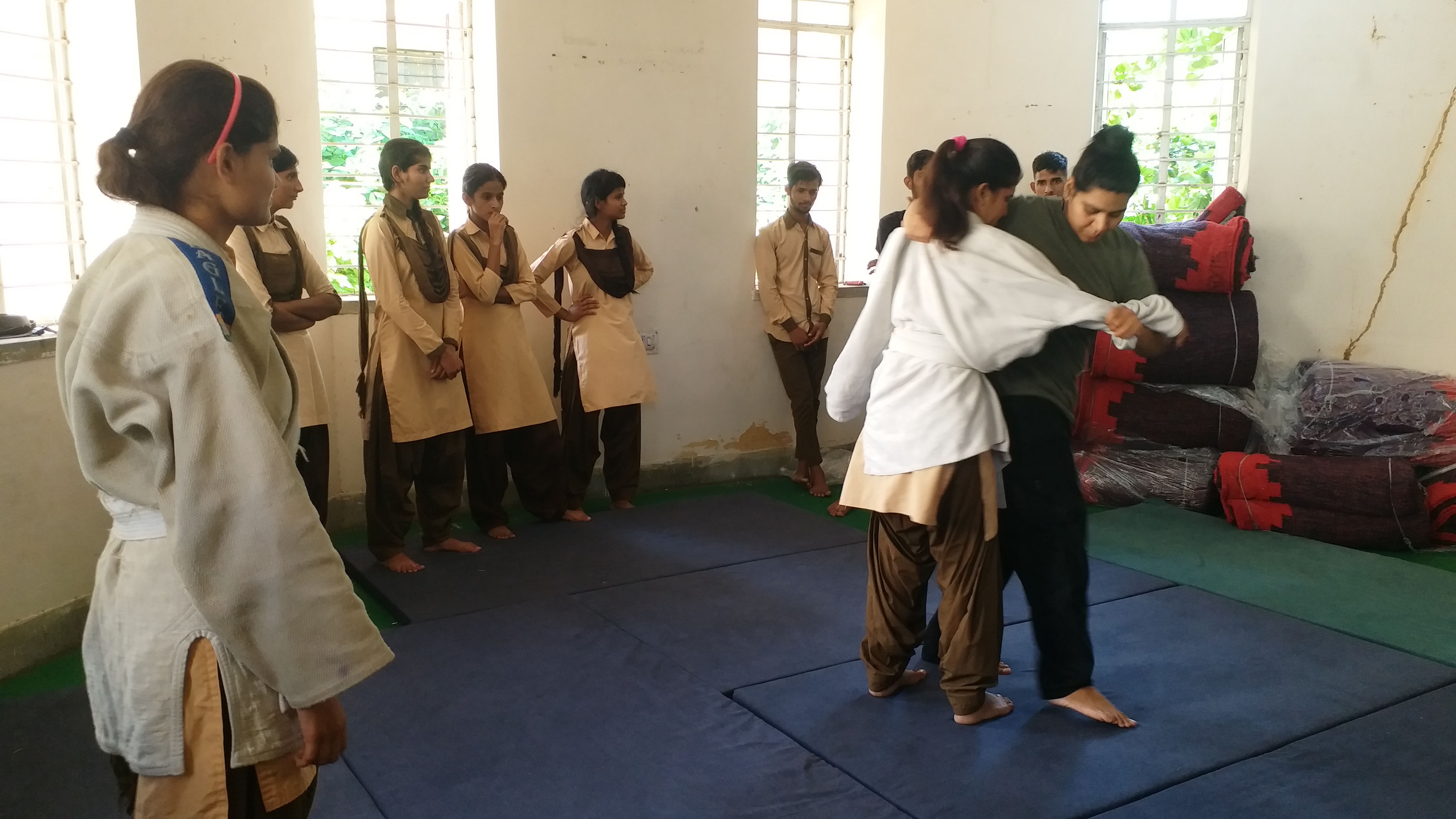 judo karate training program in government school