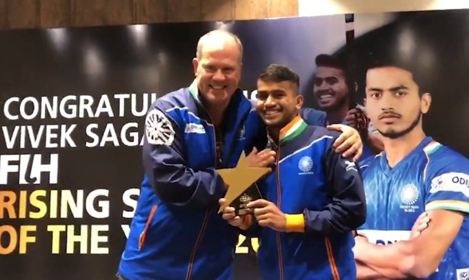 Vivek Sagar Prasad named 2019 FIH Men's Rising Star of the Year