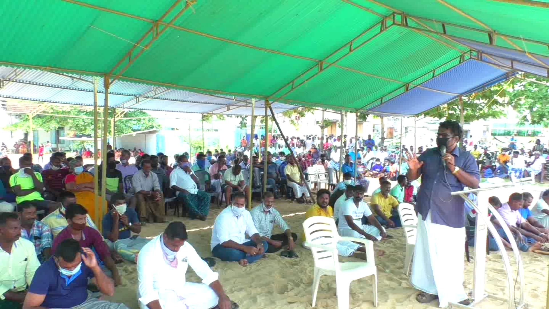 kanyakumari-fishermen-goes-on-hunger-strike-protest