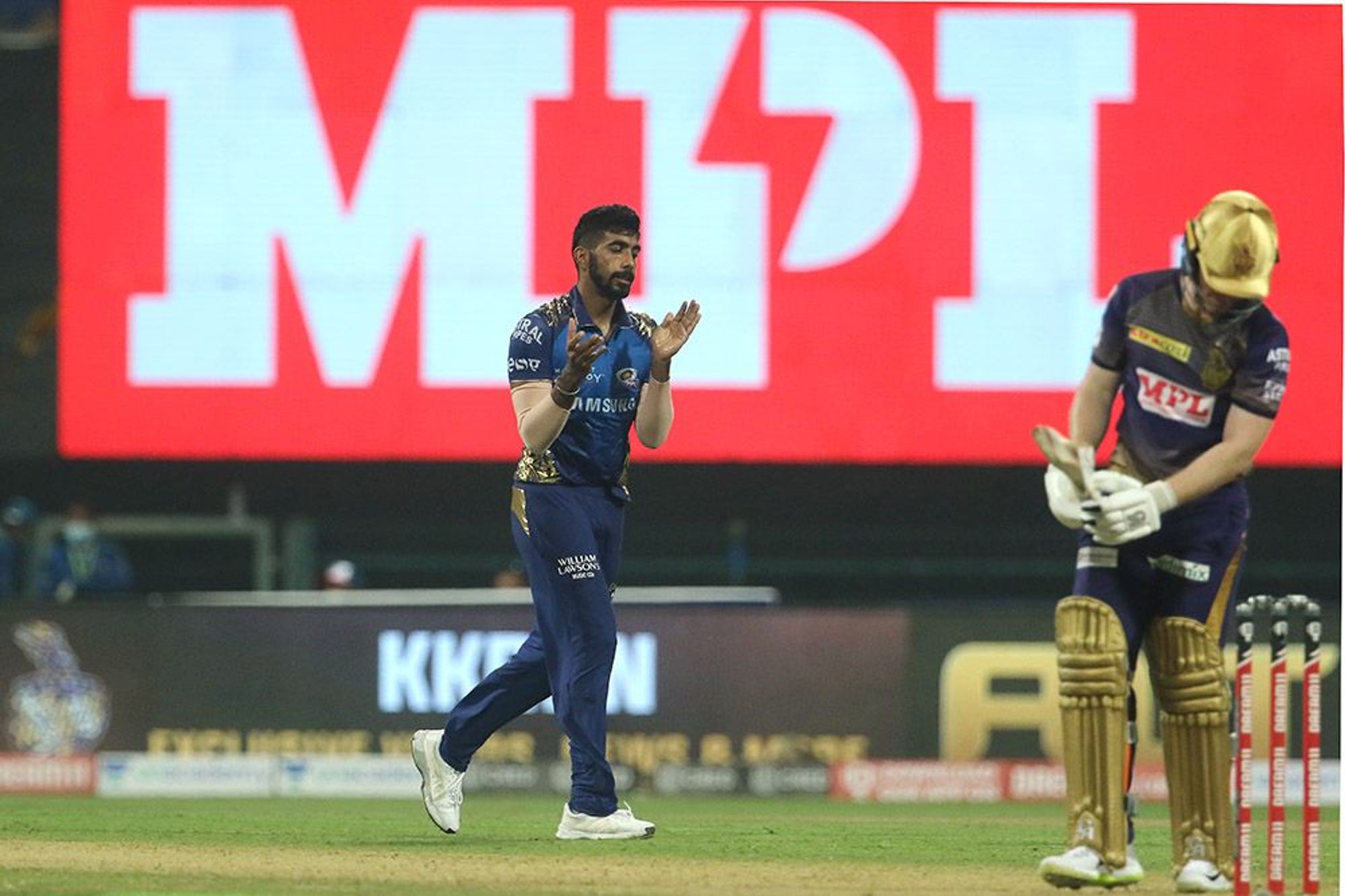 Mumbai Indians, Abu Dhabi, Kolkata Knight Riders,  Sheikh Zayed Stadium